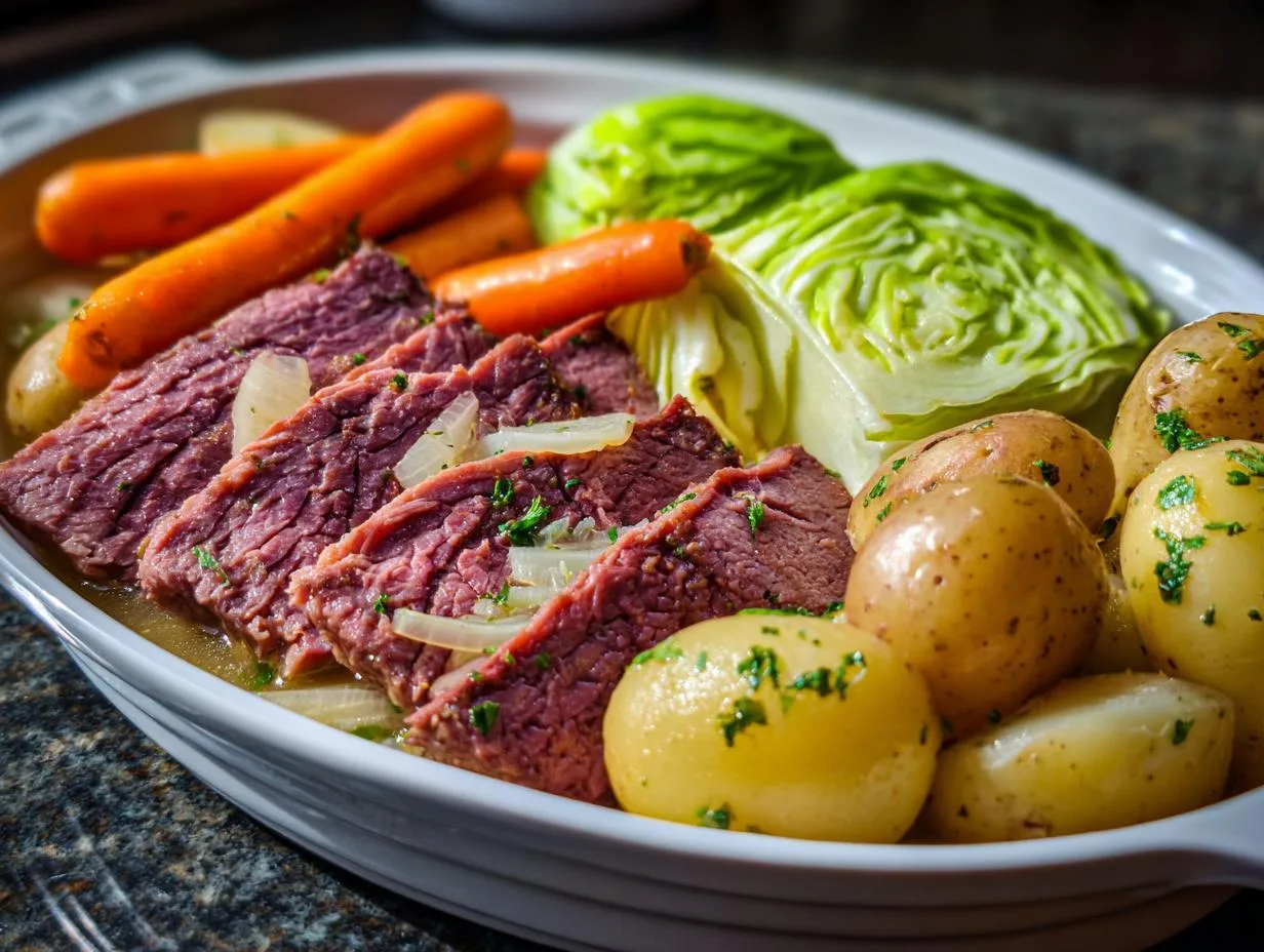 Easy Slow Cooker Corned Beef: Tender Meat, Perfect Veggies Every Time
